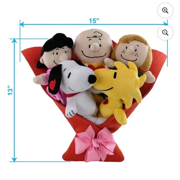 Ruz Peanuts Plush Bouquet - Picture 8 of 10